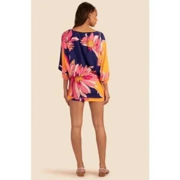 Trina Turk Swim Swim Cover Up Floral Dress Size Medium New With Tag - Picture 7 of 7